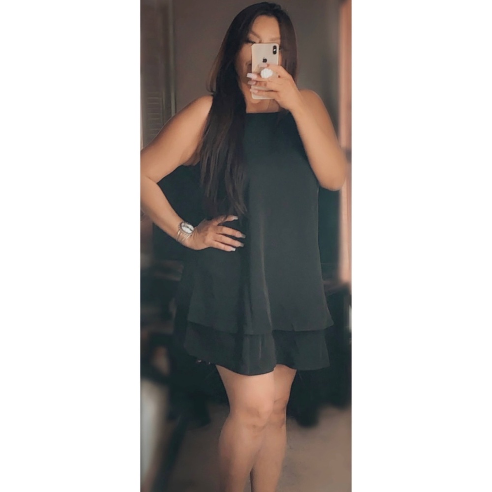 Style Dome Halter Solid Dress XL